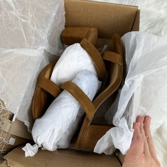 Soludos Ines Heel in Walnut - Picture 3 of 9